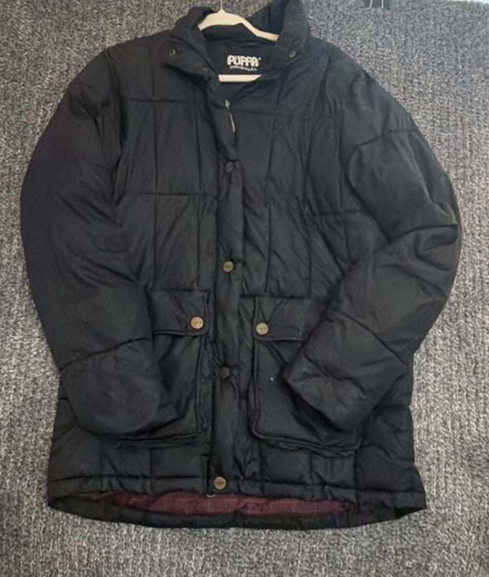 Puffa Original Quilted Puffer Jacket with Plaid Lining